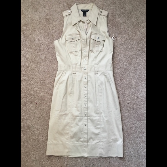 NEW W/O TAGS - Shell Safari Shirtdress - Picture 2 of 6